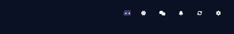 Top right corner of the TekDot POS home screen with the Settings gear icon